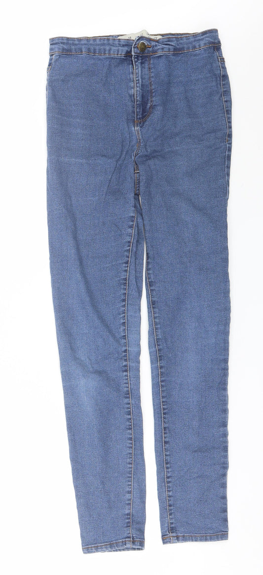 Denim Co Womens Blue  Cotton Skinny Jeans Size 10 L27 in Regular