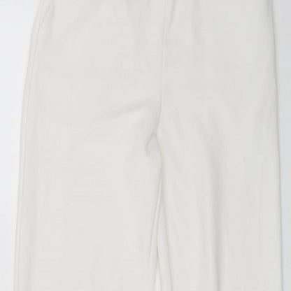 Womens UK Size M Cherry Koko Regular Fit Bloomer White Trousers