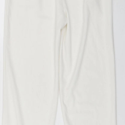 Womens UK Size M Cherry Koko Regular Fit Bloomer White Trousers