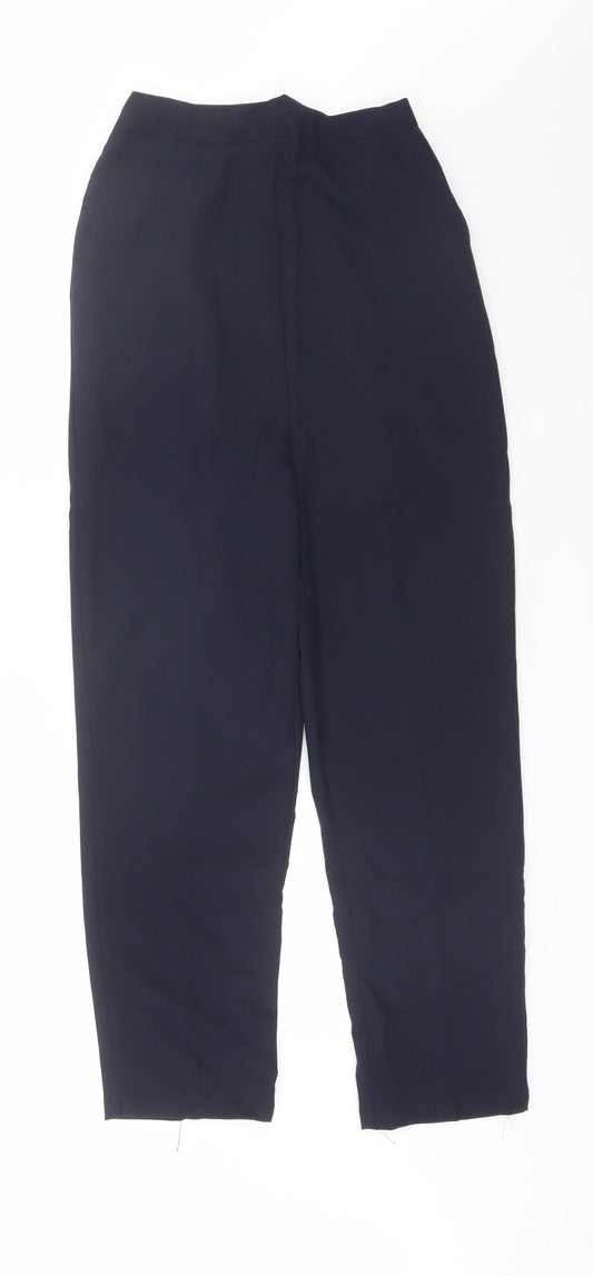Womens UK Size 10 NSF Regular Fit Capri Blue Trousers