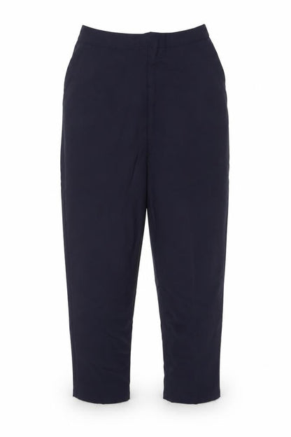 Womens UK Size 10 NSF Regular Fit Capri Blue Trousers