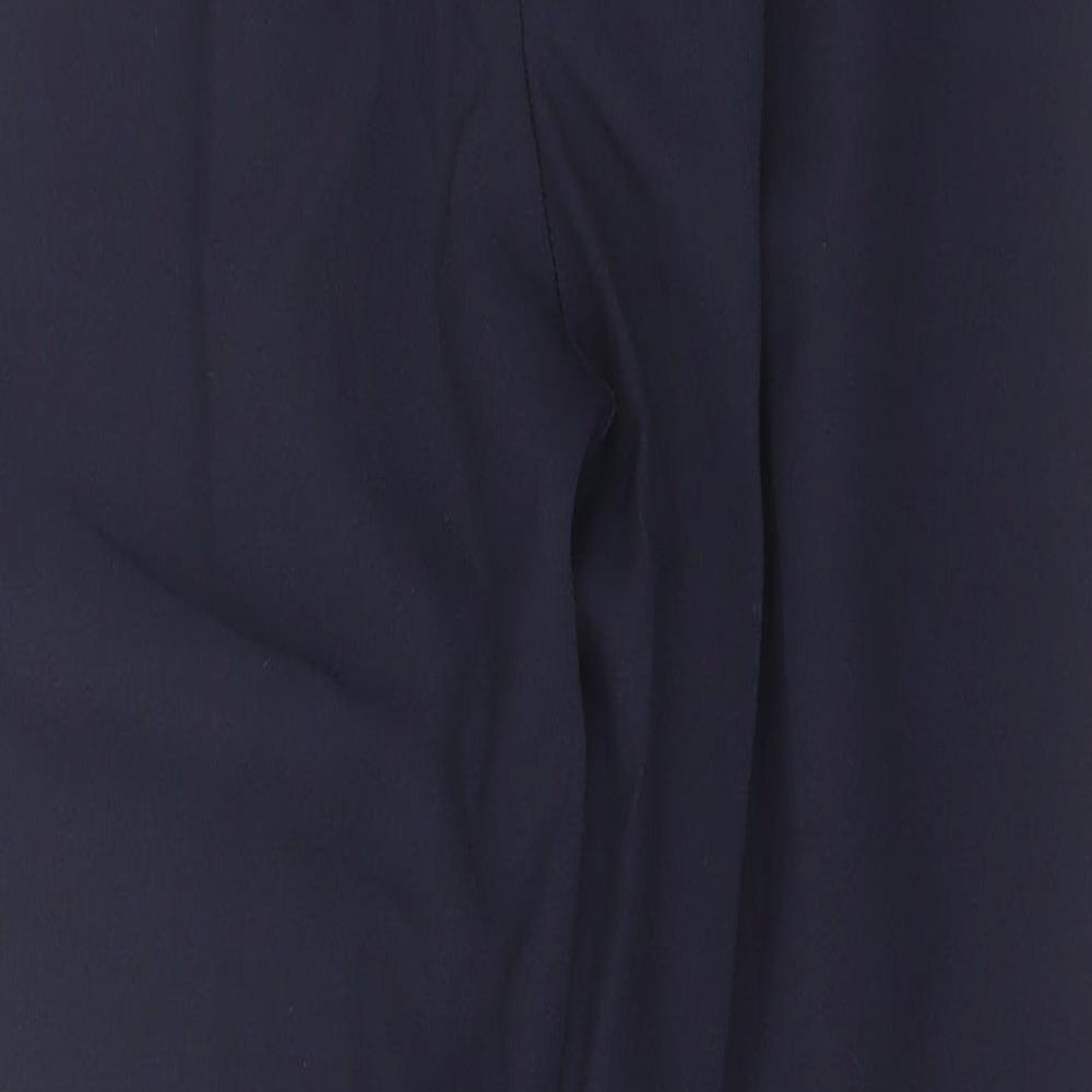 Womens UK Size 10 NSF Regular Fit Capri Blue Trousers
