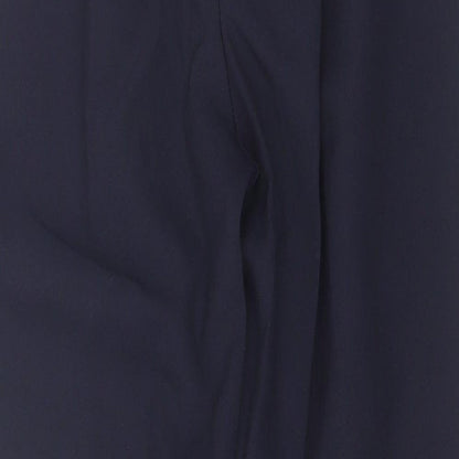 Womens UK Size 10 NSF Regular Fit Capri Blue Trousers