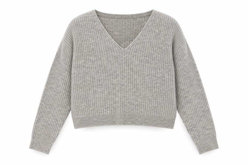 Womens UK Size M New Look Grey Pullover Jumper