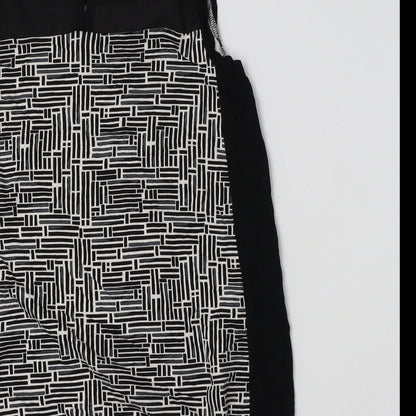 Womens UK Size 10 NEXT Black Basic Blouse