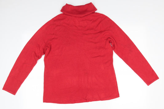 Womens UK Size 12 Bonmarché Orange Pullover Jumper