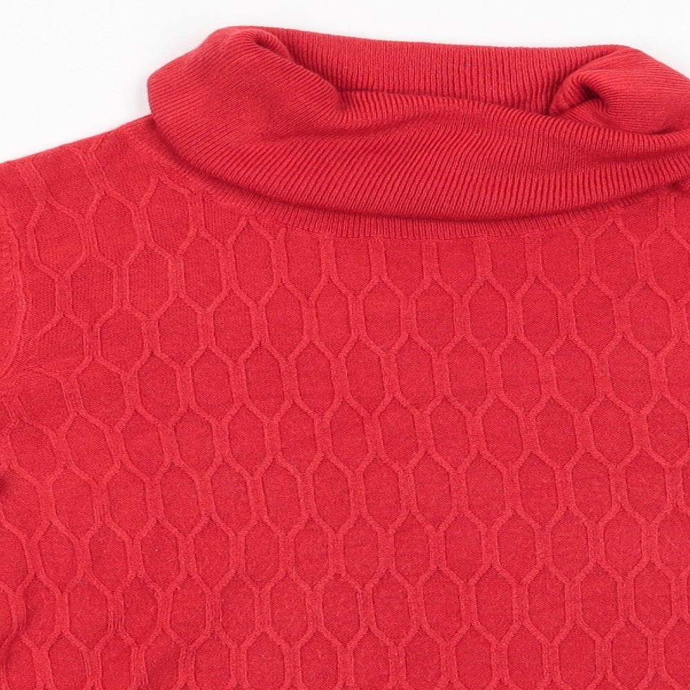 Womens UK Size 12 Bonmarché Orange Pullover Jumper