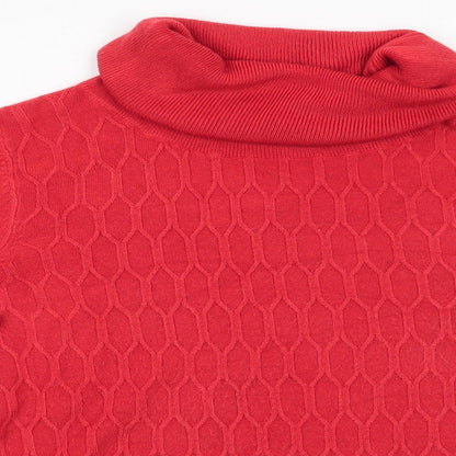Womens UK Size 12 Bonmarché Orange Pullover Jumper