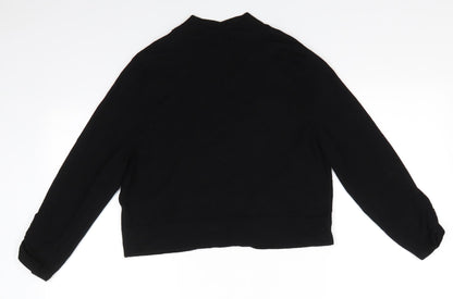 Womens UK Size M Wallis Black Shrug Jumper