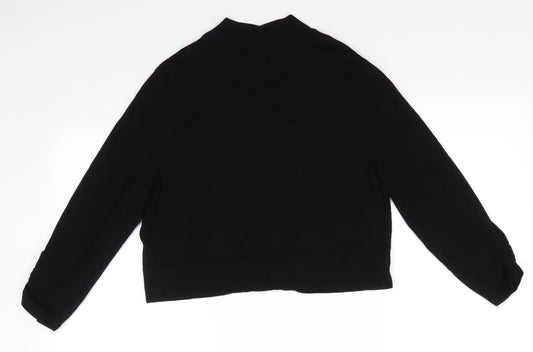 Womens UK Size M Wallis Black Shrug Jumper