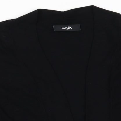 Womens UK Size M Wallis Black Shrug Jumper