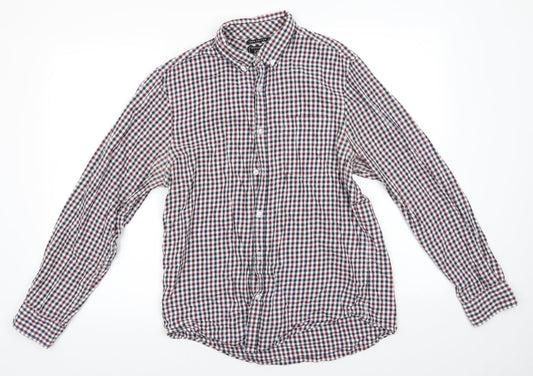 Mens UK Size M Florence and Fred Blue  Button-Up Long Sleeve Casual Shirt