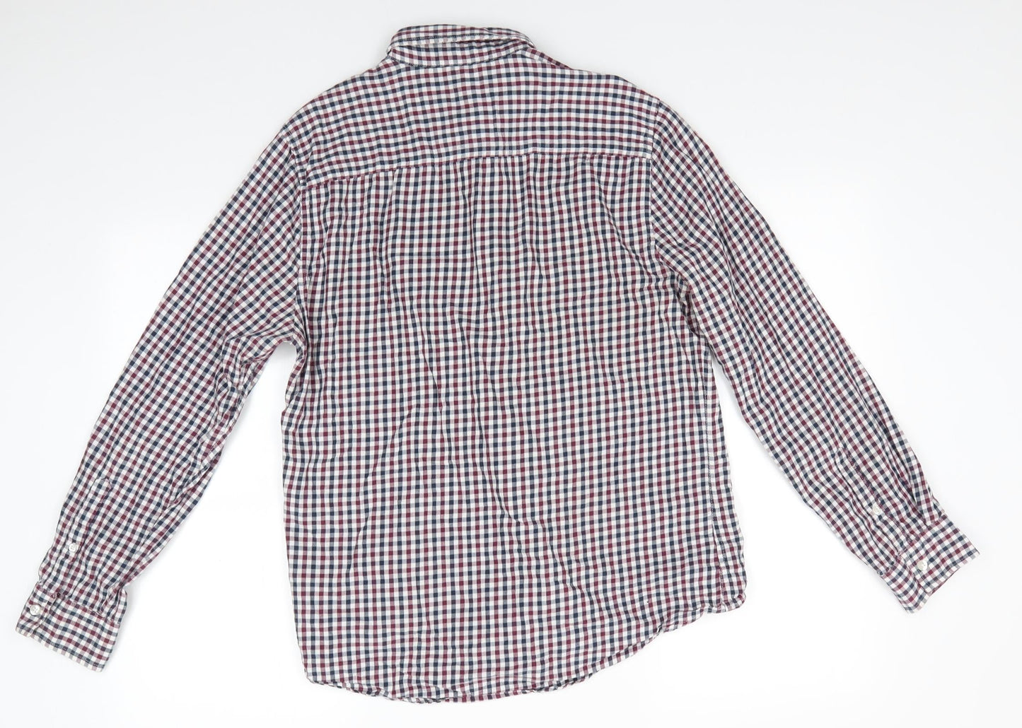 Mens UK Size M Florence and Fred Blue  Button-Up Long Sleeve Casual Shirt