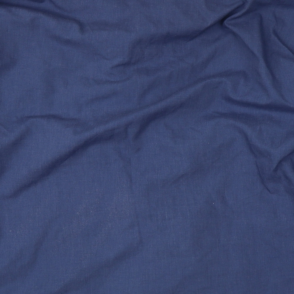 Primark Mens Blue  Cotton  Button-Up Size XL Collared Button