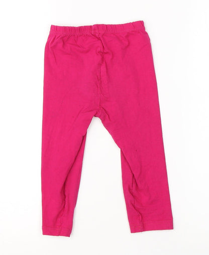 Futuro Girls Pink  Cotton Jogger Trousers Size 7-8 Years  Regular