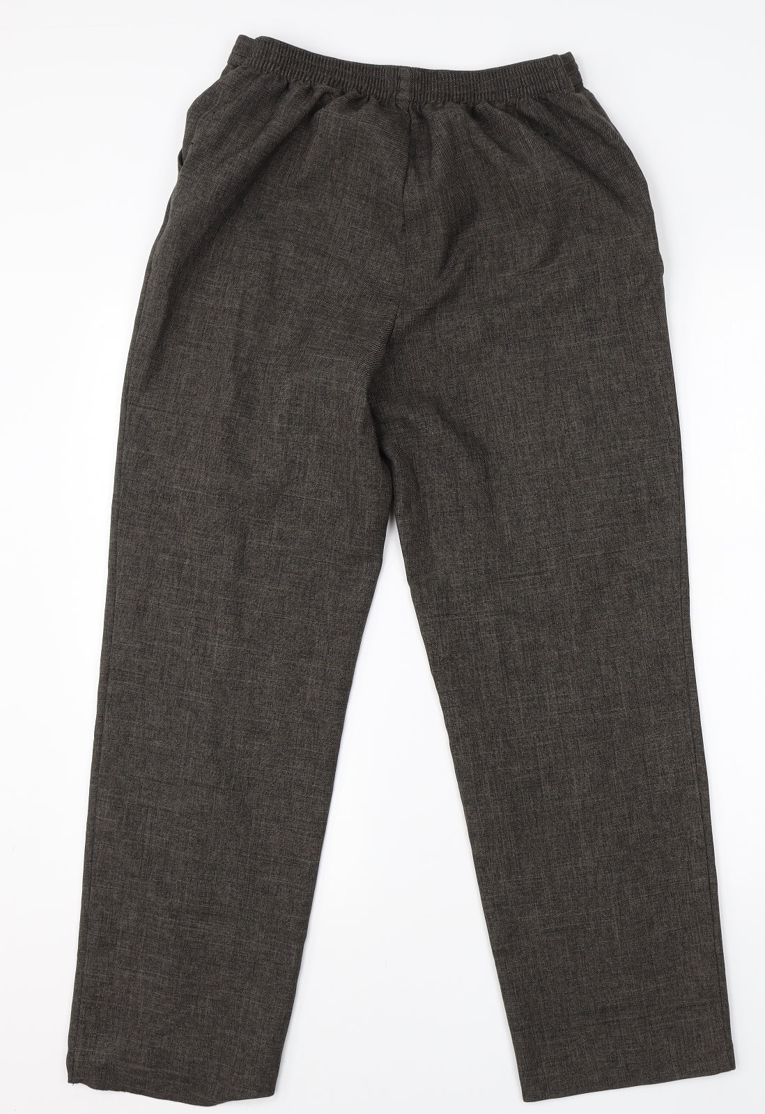Womens UK Size 12 M&S Regular Fit Dress Pants Grey Trousers