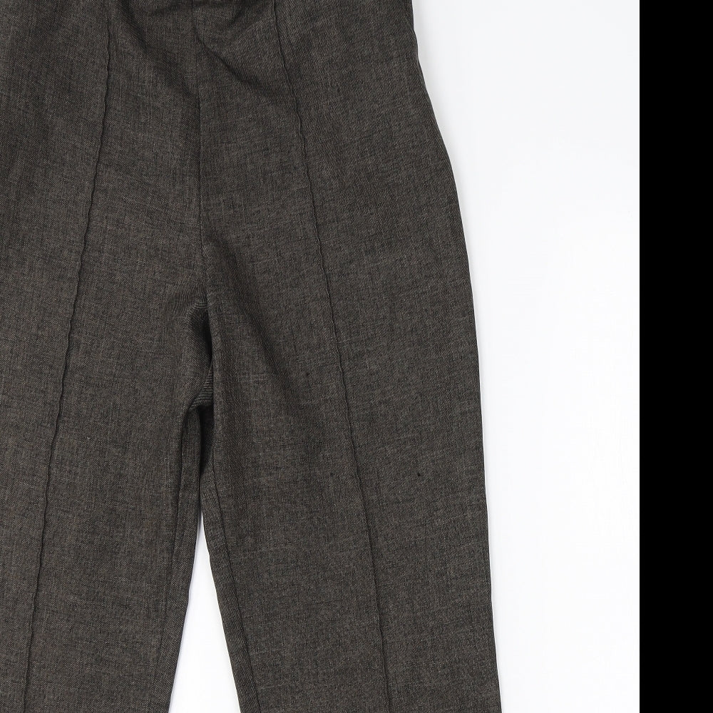Womens UK Size 12 M&S Regular Fit Dress Pants Grey Trousers