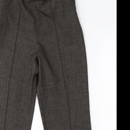 Womens UK Size 12 M&S Regular Fit Dress Pants Grey Trousers