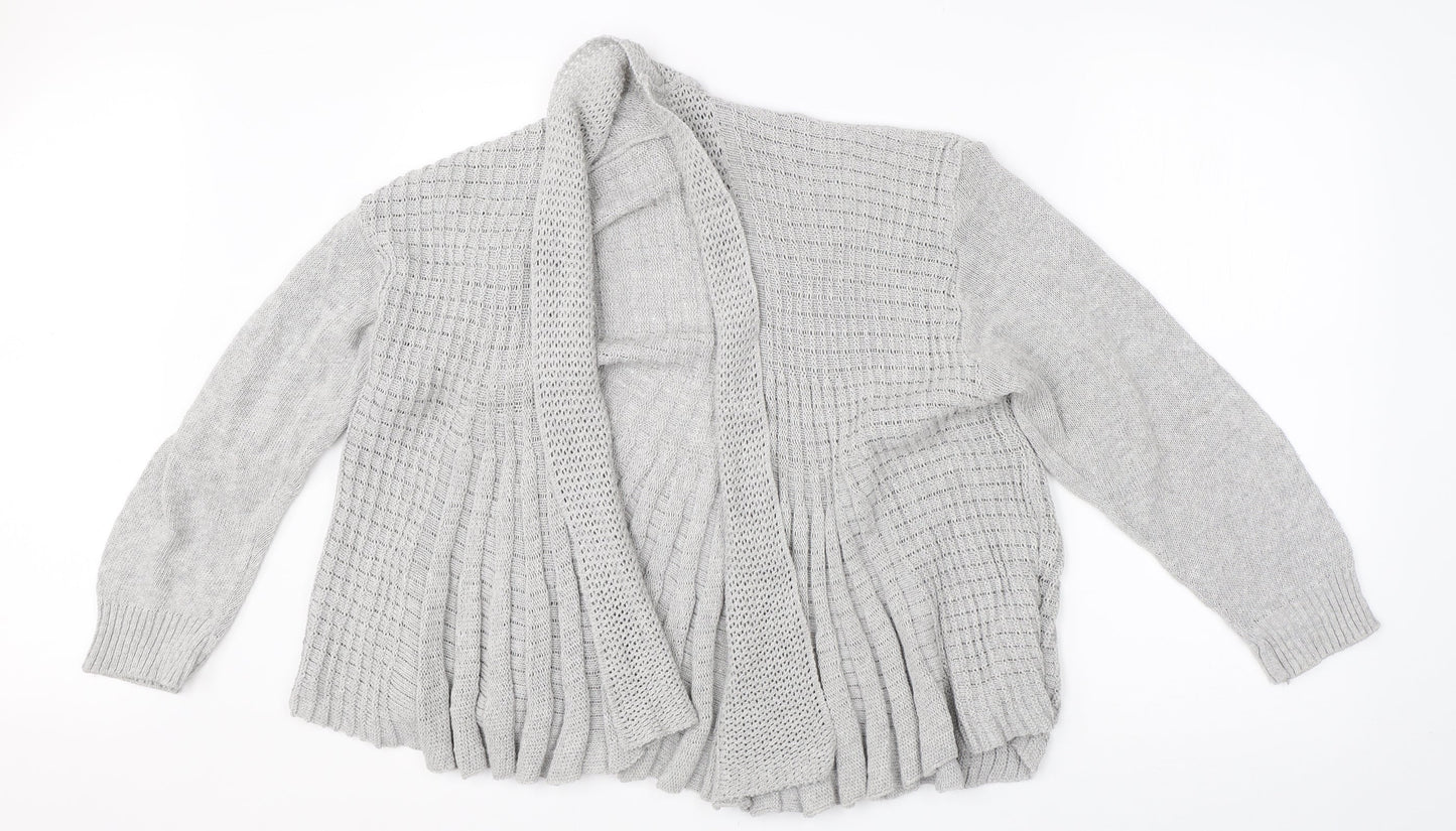 Womens UK Size XL Remel Grey Cardigan Jumper