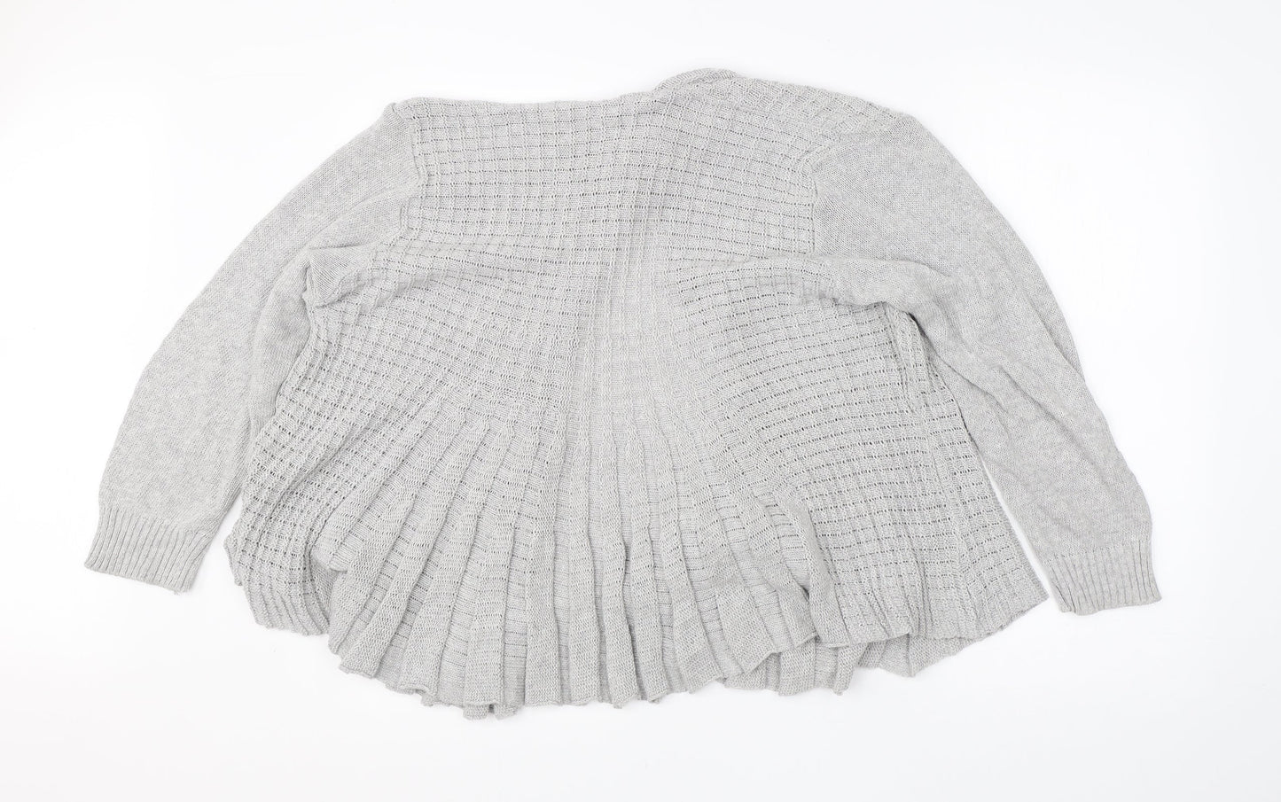 Womens UK Size XL Remel Grey Cardigan Jumper