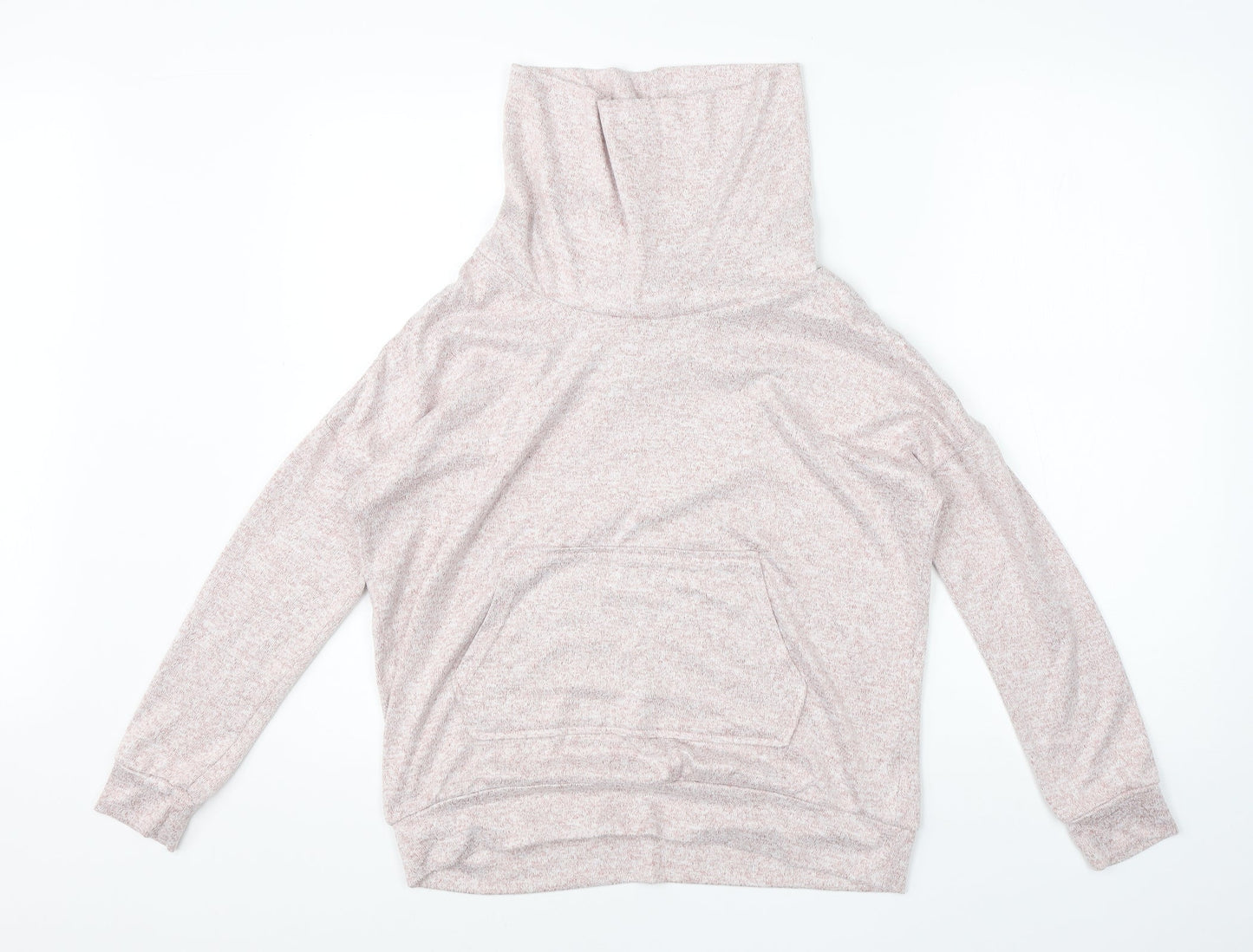 TU Womens Pink Roll Neck  Polyester Pullover Jumper Size 8