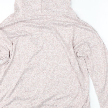 TU Womens Pink Roll Neck  Polyester Pullover Jumper Size 8