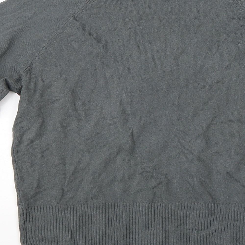 Womens UK Size M Liquid Green Pullover Jumper
