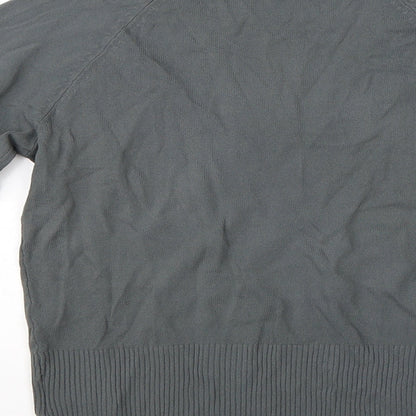 Womens UK Size M Liquid Green Pullover Jumper