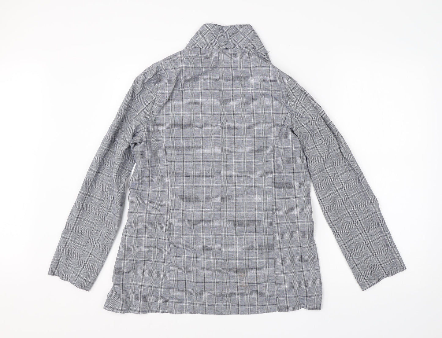 Primark Womens Blue Check  Jacket Blazer Size 12