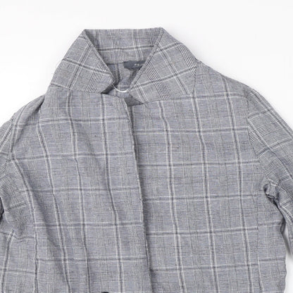 Primark Womens Blue Check  Jacket Blazer Size 12