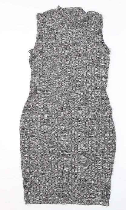 Atmosphere Womens Grey  Viscose Pencil Dress  Size 10  Halter