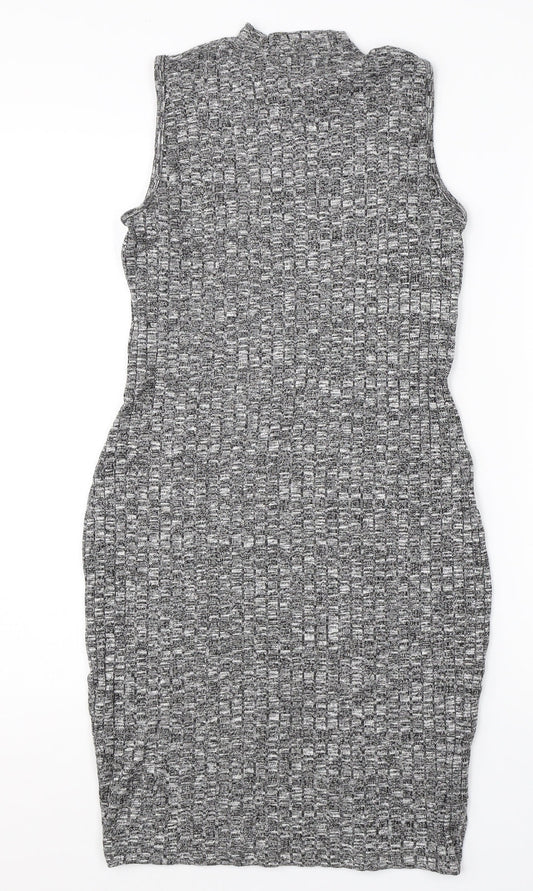 Atmosphere Womens Grey  Viscose Pencil Dress  Size 10  Halter