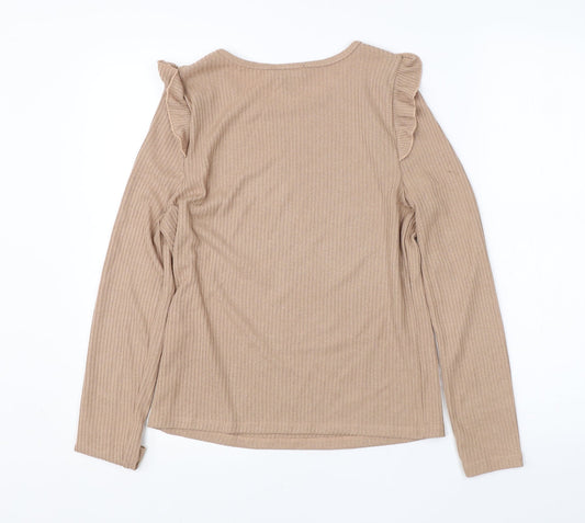 Womens UK Size 10 New Look Brown Pullover Jumper