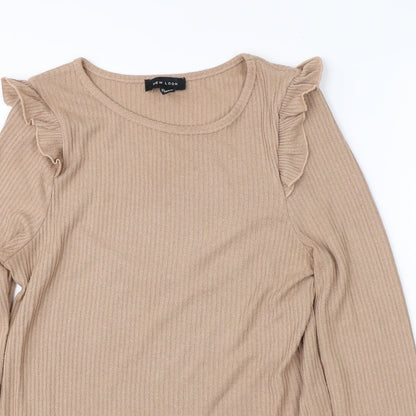 Womens UK Size 10 New Look Brown Pullover Jumper