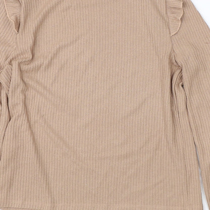 Womens UK Size 10 New Look Brown Pullover Jumper