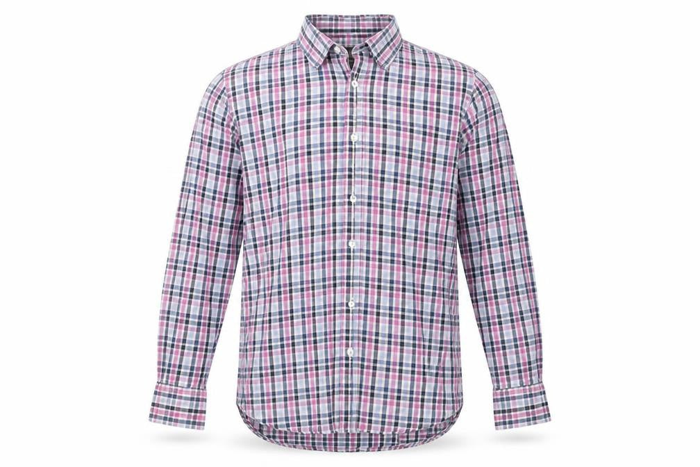 Mens UK Size M James Aubrey Multicoloured  Button-Up Long Sleeve Casual Shirt