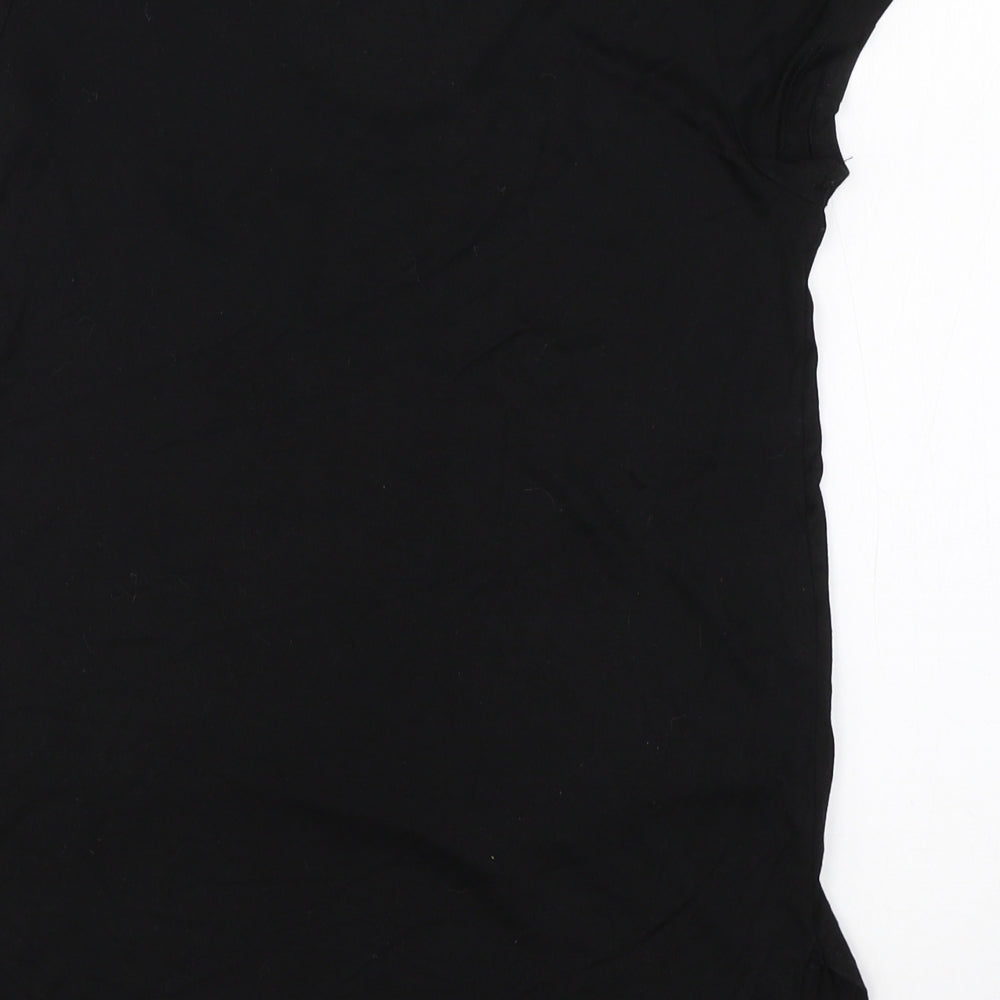 Womens UK Size S H&M Black Basic T-Shirt