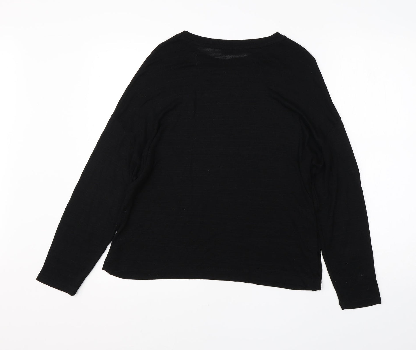 Womens UK Size S Stradivarius Black Pullover Jumper