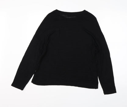 Womens UK Size S Stradivarius Black Pullover Jumper