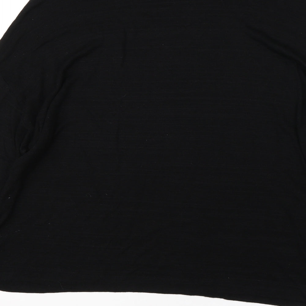 Womens UK Size S Stradivarius Black Pullover Jumper
