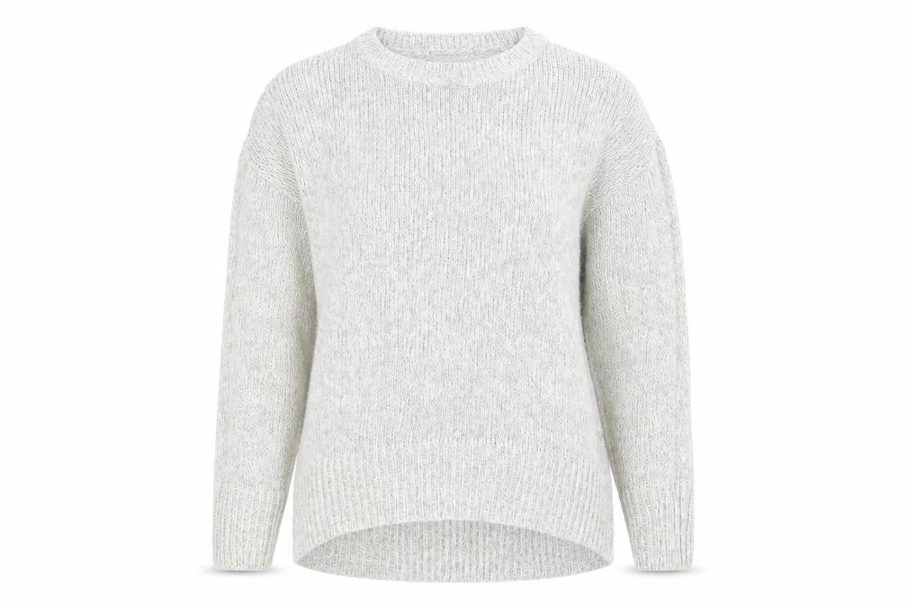Womens UK Size S New Look Grey Pullover Jumper