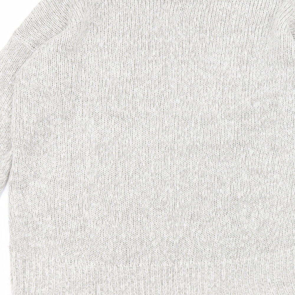 Womens UK Size S New Look Grey Pullover Jumper
