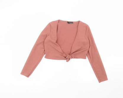 Womens UK Size 8 Missguided Pink Basic Blouse