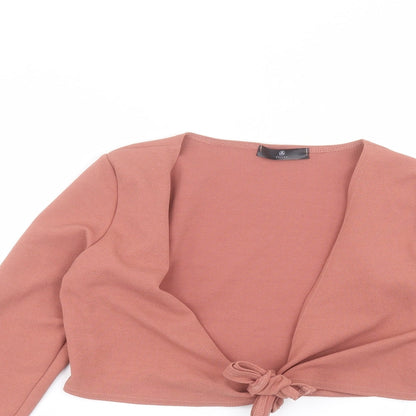 Womens UK Size 8 Missguided Pink Basic Blouse