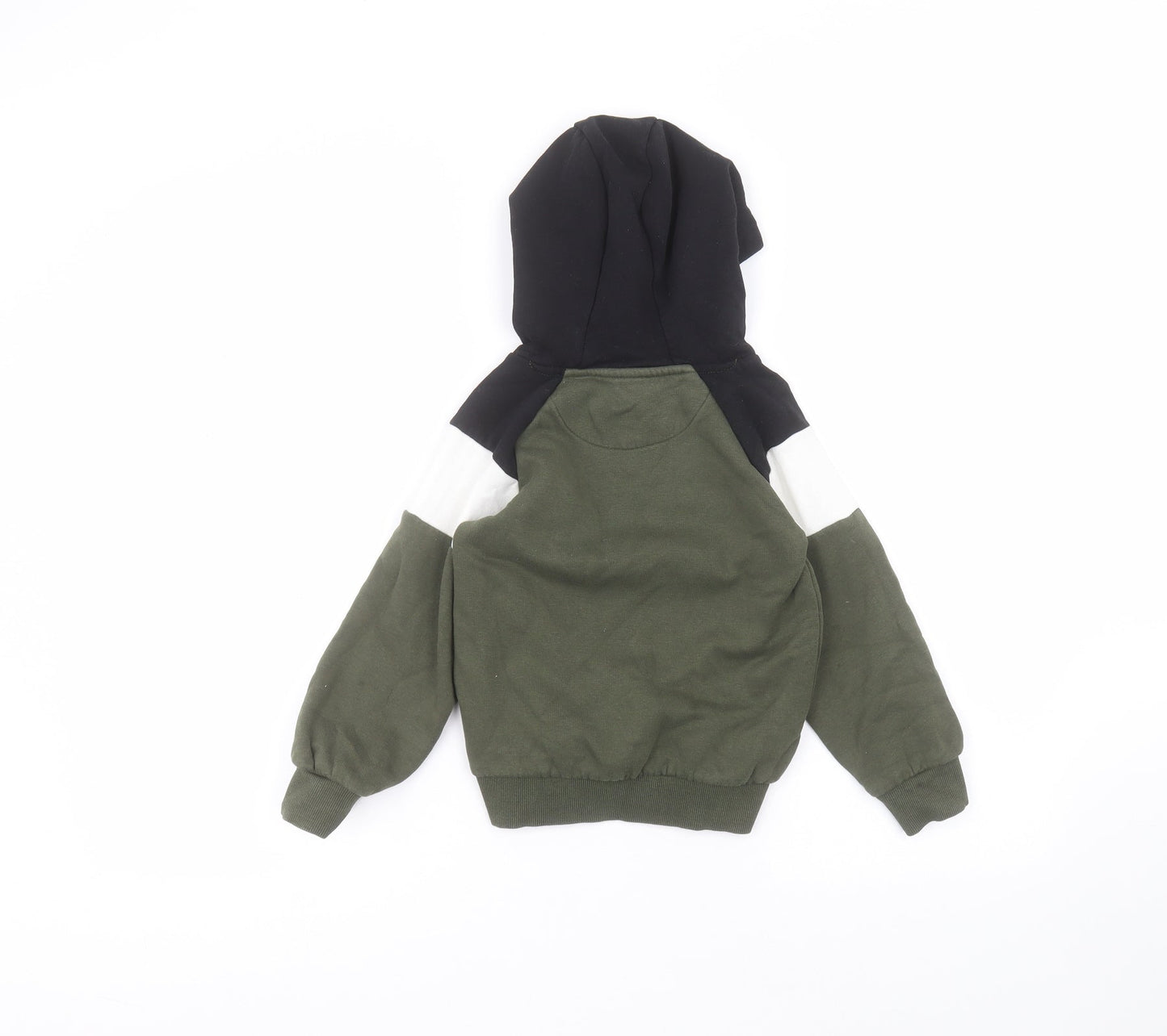 Matalan Girls Green  Cotton Pullover Hoodie Size 5 Years