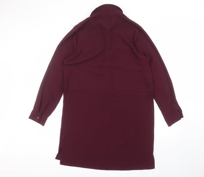 Womens UK Size 12 Peacocks Red Basic Blouse