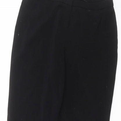 ameranto Womens Black  Polyester Trousers  Size 16 L29 in Regular