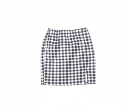 SheIn Girls White  Cotton Mini Skirt Size 9 Years  Regular