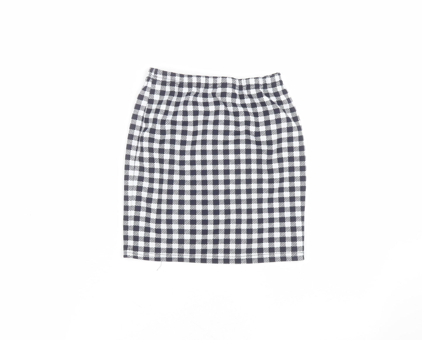 SheIn Girls White  Cotton Mini Skirt Size 9 Years  Regular