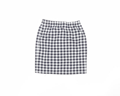SheIn Girls White  Cotton Mini Skirt Size 9 Years  Regular
